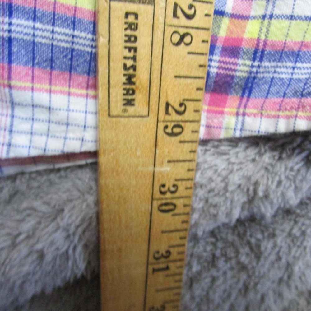 Siegfried & Company Shirt Mens Large Multicolor Plaid Short Sleeve Button Front - Picture 6 of 8